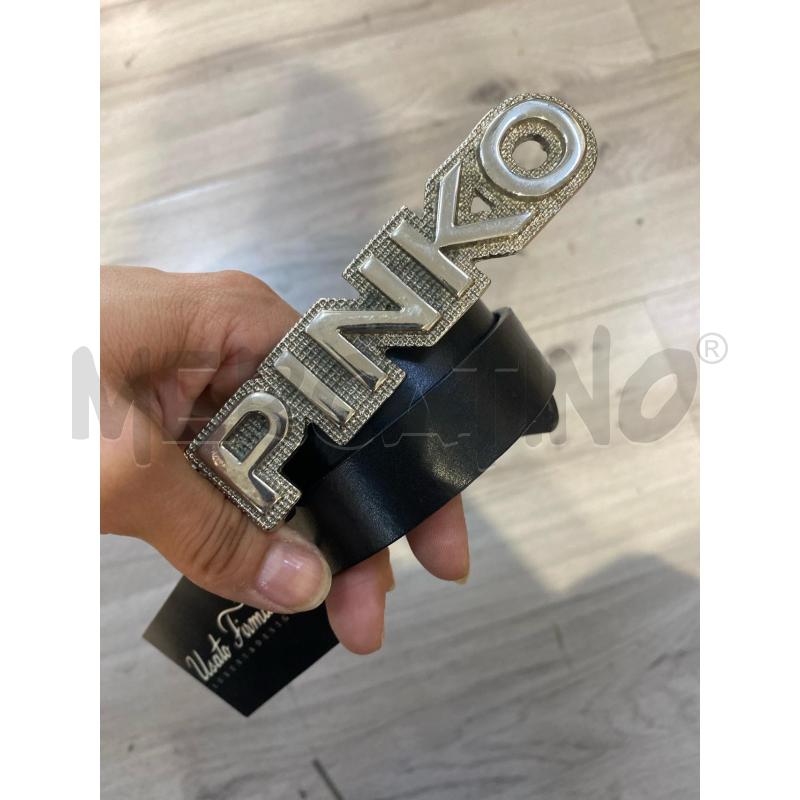CINTURA PELLE NERA PINKO | Mercatino dell'Usato Pomezia 1