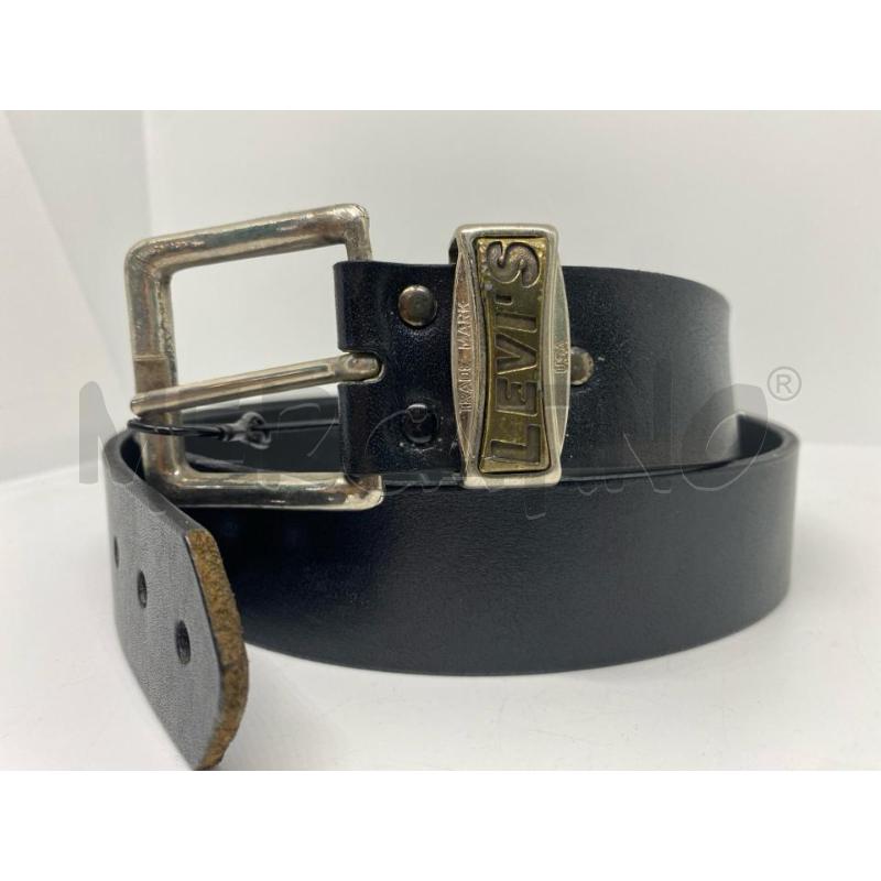 CINTURA UOMO LEVI'S VINTAGE IN CUOIO NERA | Mercatino dell'Usato Pomezia 1