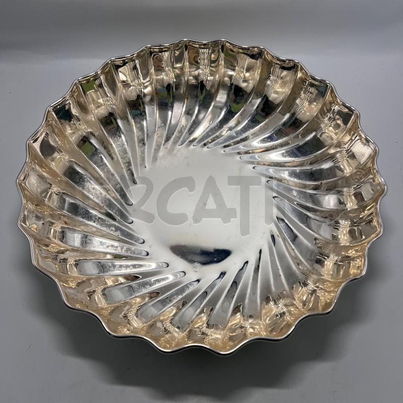 CIOTOLA BROGGI SILVER PLATED B/ONDULATO  | Mercatino dell'Usato Pomezia 2