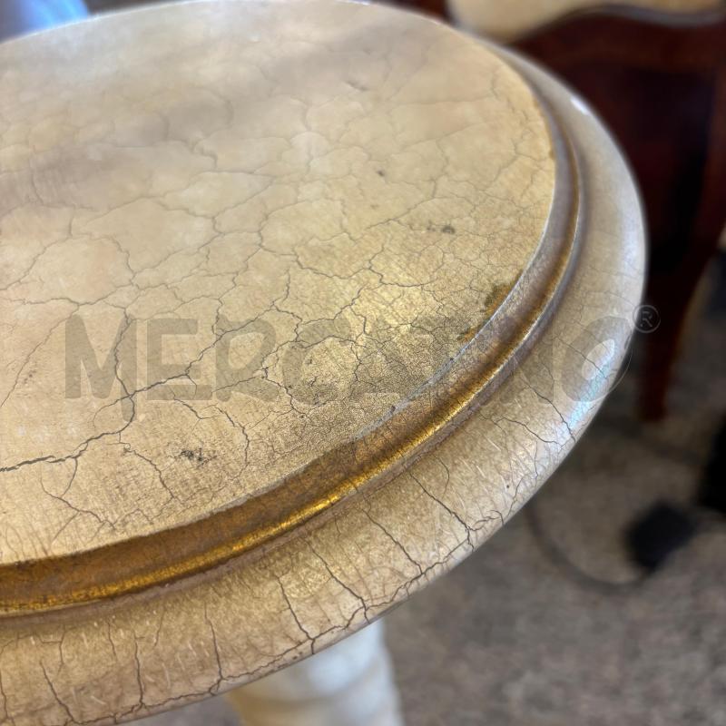 COLONNA LEGNO TORCIGLIONE DIPINTA BIA/DOR | Mercatino dell'Usato Pomezia 4