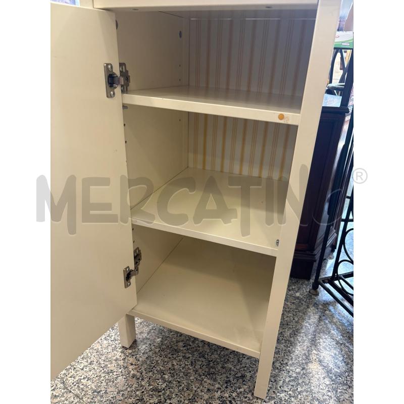 COMODINO BIANCO LUCIDO 1A | Mercatino dell'Usato Pomezia 2