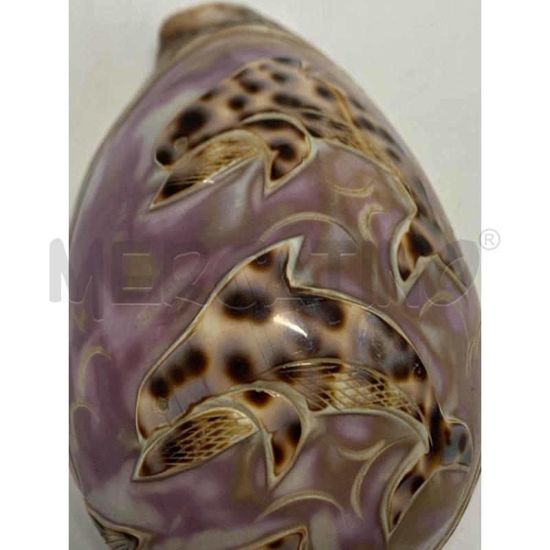 CONCHIGLIA 9 CM DELFINI INCISI | Mercatino dell'Usato Pomezia 4