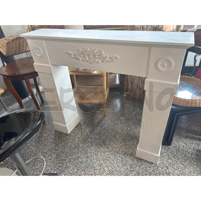 CONSOLLE/CORNICE CAMINO SHABBY 110 X 23 X 96 CM | Mercatino dell'Usato Pomezia 1