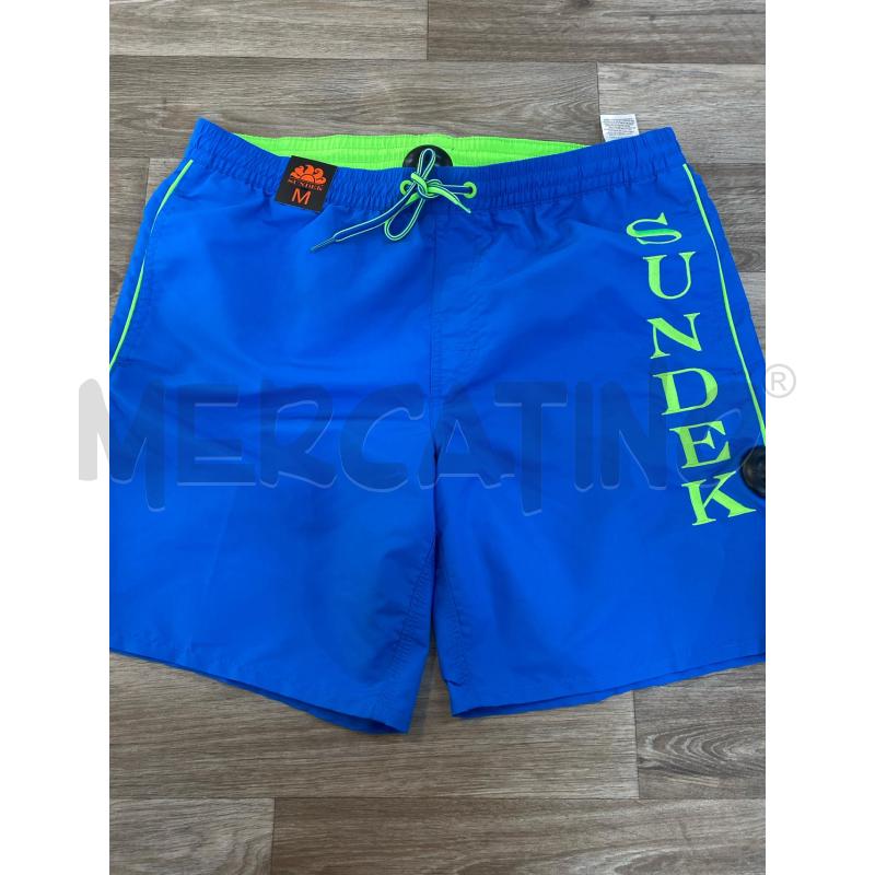 COSTUME UOMO SUNDEK CELESTE VERDE FLUO  | Mercatino dell'Usato Pomezia 1