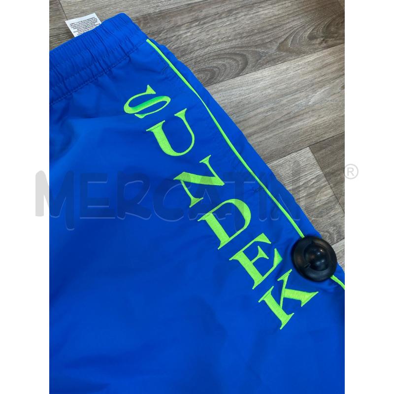 COSTUME UOMO SUNDEK CELESTE VERDE FLUO  | Mercatino dell'Usato Pomezia 3