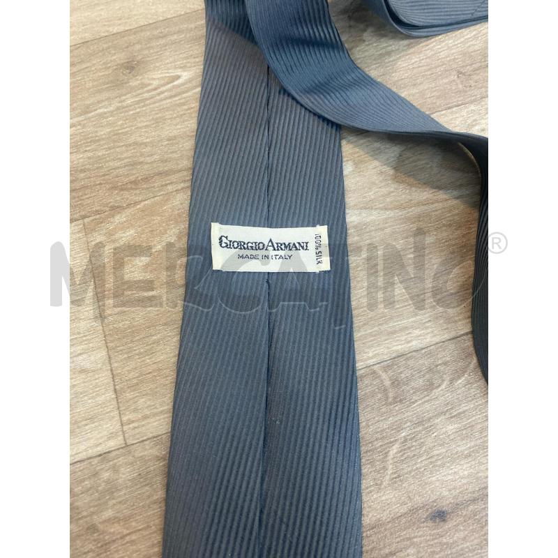 CRAVATTA GRIGIA GIORGIO ARMANI | Mercatino dell'Usato Pomezia 2