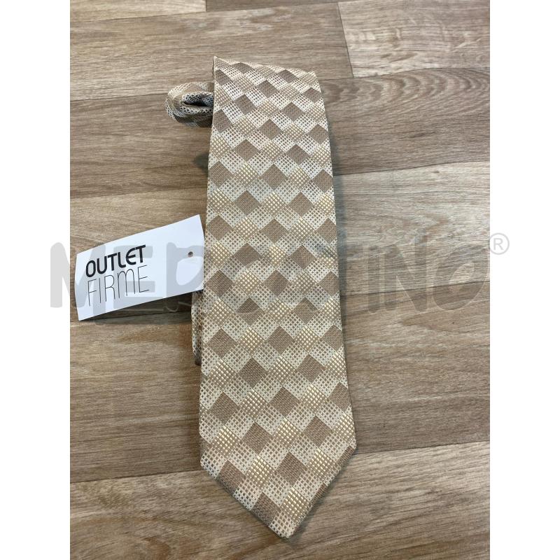 CRAVATTA HUGO BOSS QUADRI MARRONE BEIGE | Mercatino dell'Usato Pomezia 1