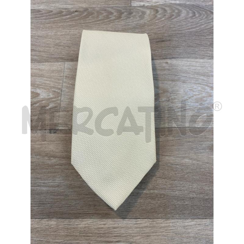 CRAVATTA MASSIMO DUTTI BEIGE | Mercatino dell'Usato Pomezia 1
