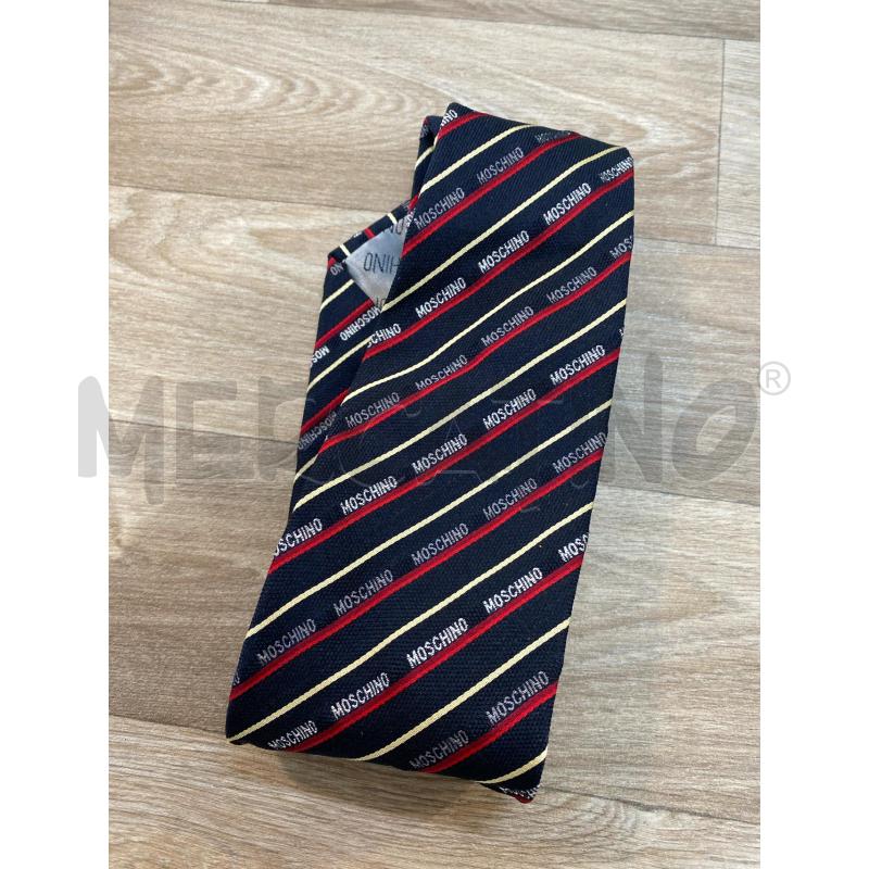CRAVATTA MOSCHINO BLU LINEA ROSSA | Mercatino dell'Usato Pomezia 1