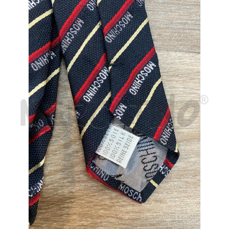 CRAVATTA MOSCHINO BLU LINEA ROSSA | Mercatino dell'Usato Pomezia 3