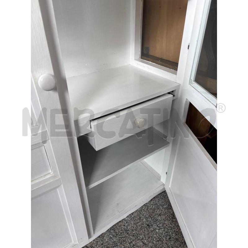 CREDENZA LEGNO BIANCA | Mercatino dell'Usato Pomezia 3