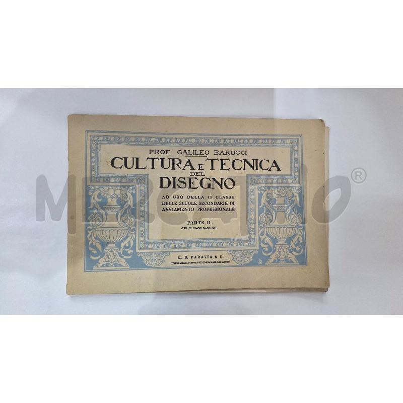 CULTURA E TECNICA DEL DISEGNO ANNI '30 | Mercatino dell'Usato Pomezia 1