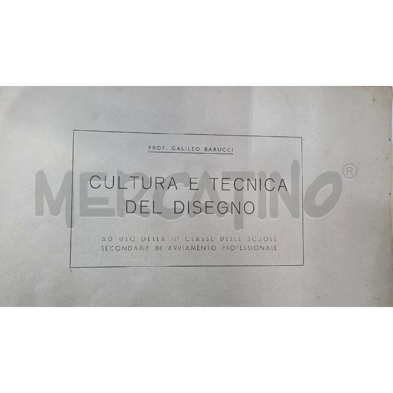 CULTURA E TECNICA DEL DISEGNO ANNI '30 | Mercatino dell'Usato Pomezia 2