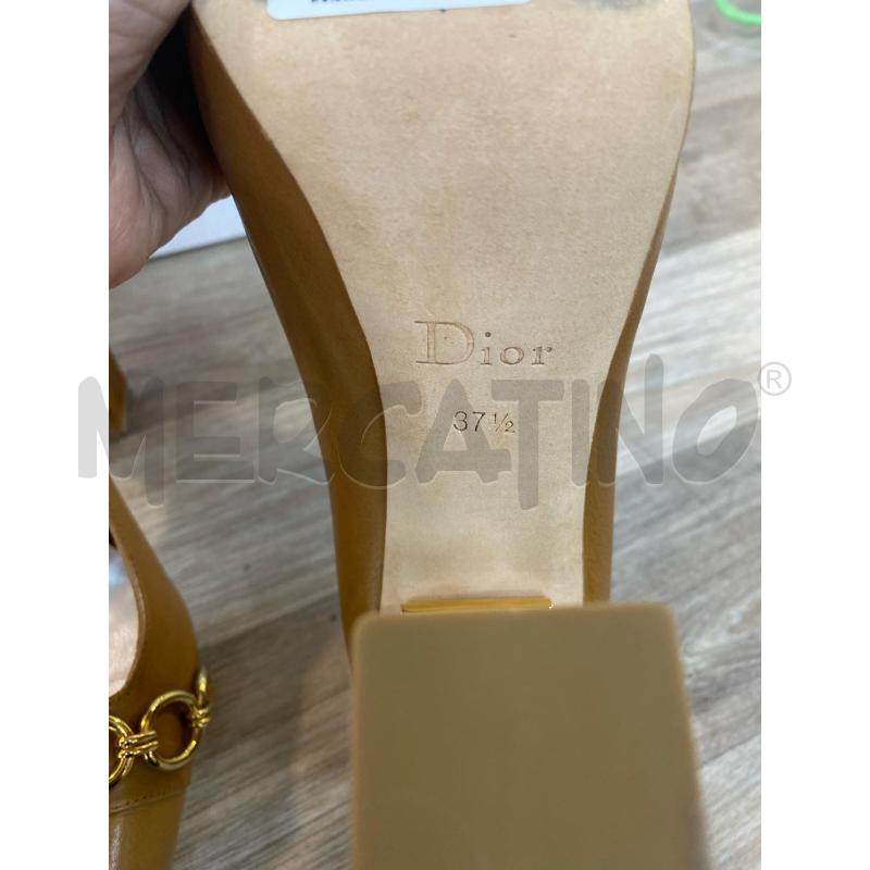 DECOLLETE PELLE BEIGE CHRISTIAN DIOR | Mercatino dell'Usato Pomezia 4