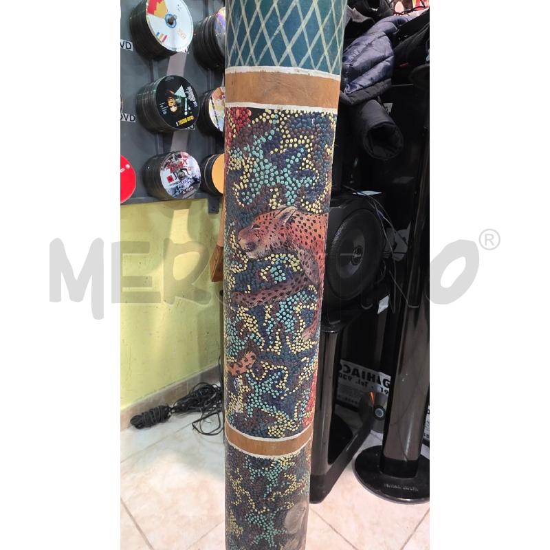 DIDGERIDOO AUSTRALIANO CON FIGURE ANIMALI | Mercatino dell'Usato Pomezia 3