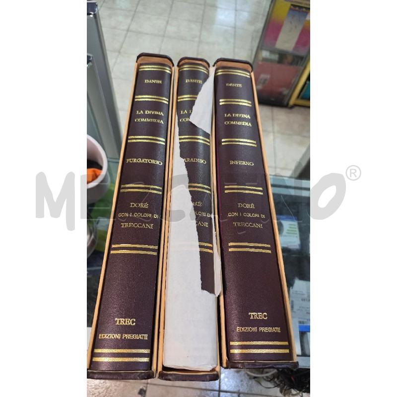 DIVINA COMMEDIA 3 VOLUMI TRECCANI ILL. DORE 1990 | Mercatino dell'Usato Pomezia 5