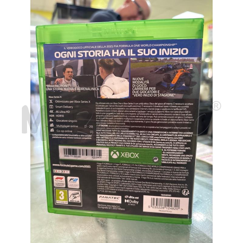 F1 2021 X BOX SERIES X | Mercatino dell'Usato Pomezia 2