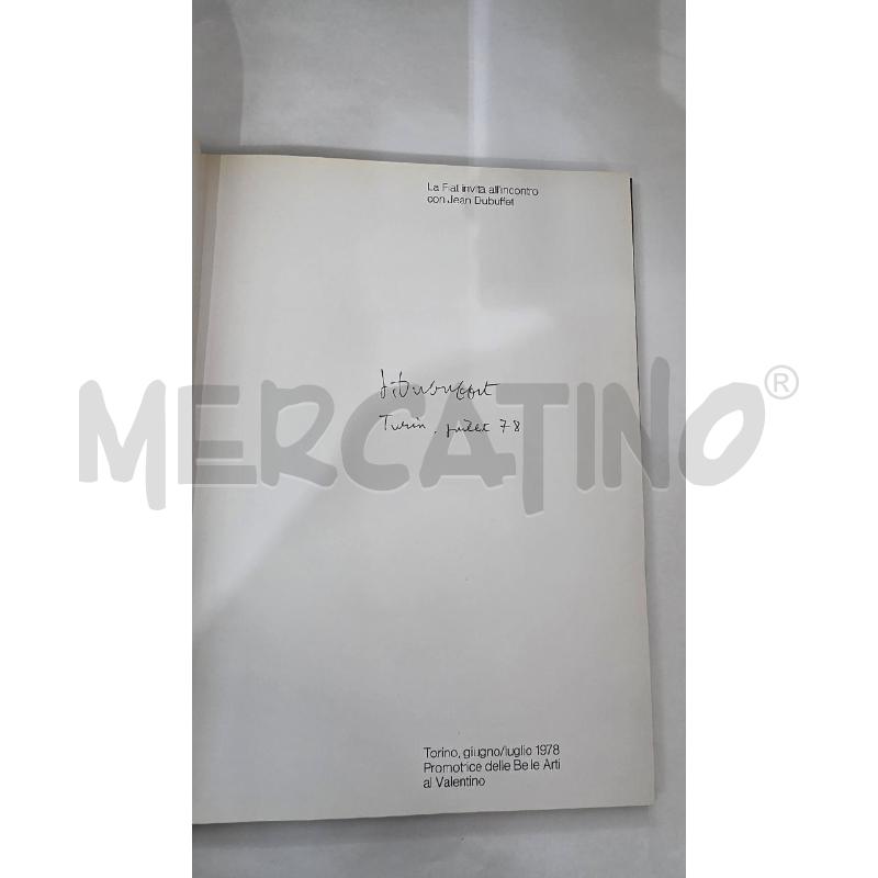 FIAT PRESENTA JEAN DUBUFFET 1978 CATALOGO | Mercatino dell'Usato Pomezia 3