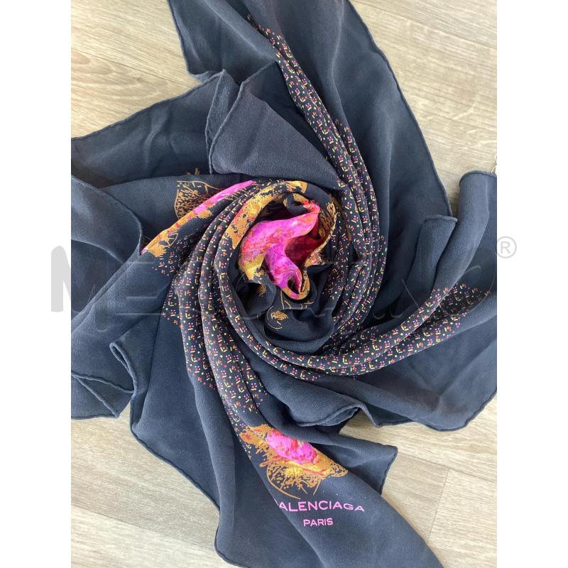 FOULARD BALENCIAGA IN SETA 75X75CM | Mercatino dell'Usato Pomezia 5