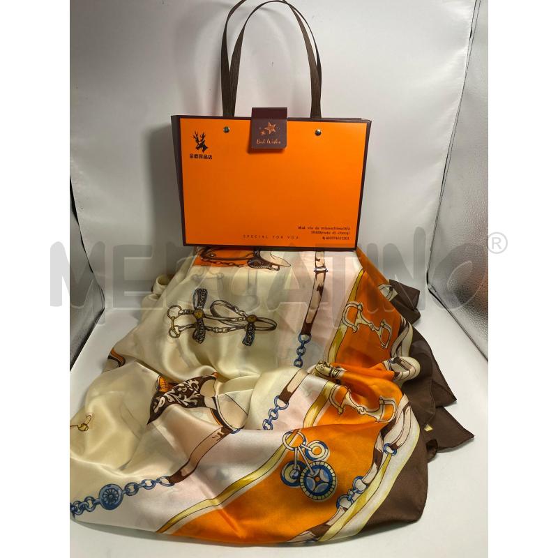 FOULARD FATTURA CINESE SETA  | Mercatino dell'Usato Pomezia 1