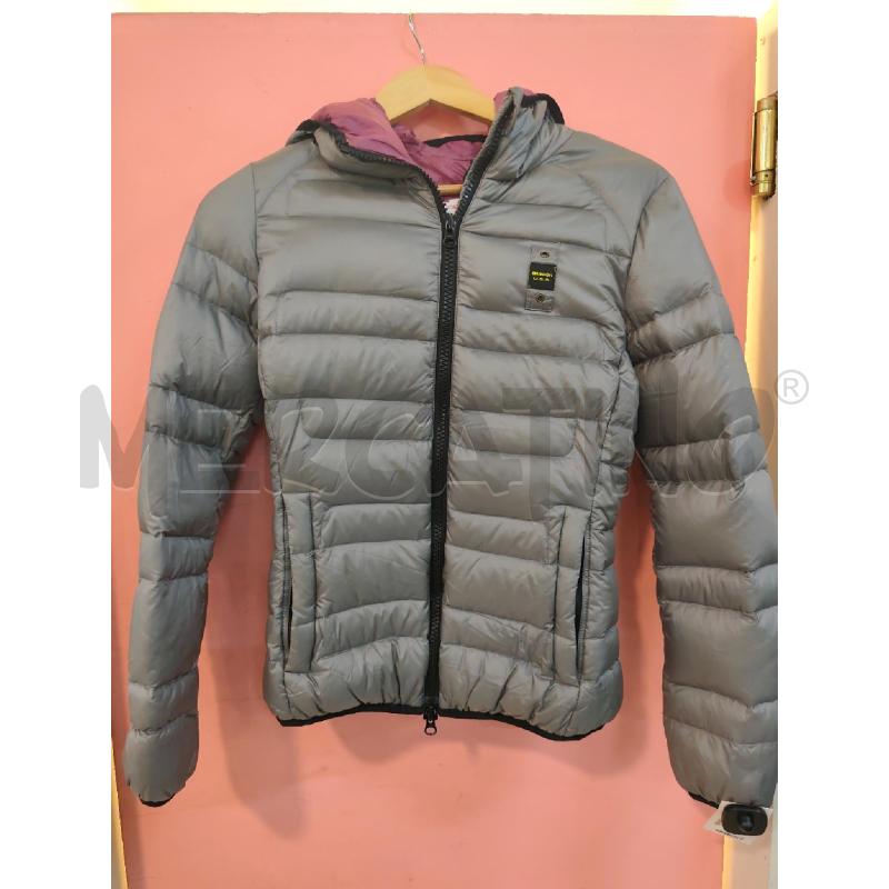GIUBBOTTO DONNA BLAUER USA GRIGIO ZIP NERA INTERNO BORDEAUX | Mercatino dell'Usato Pomezia 1
