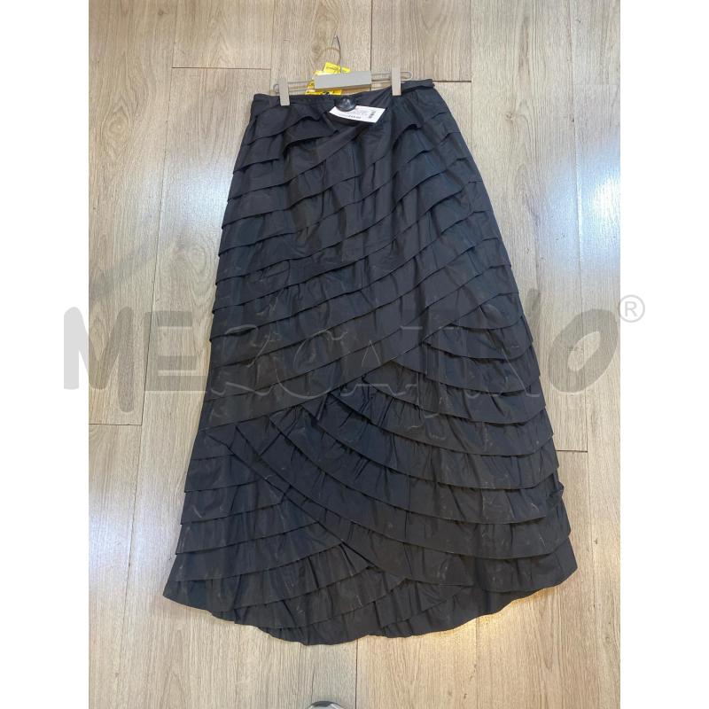 GONNA LUISA SPAGNOLI PURA SETA BALZE NERO ZIP RETRO | Mercatino dell'Usato Pomezia 3