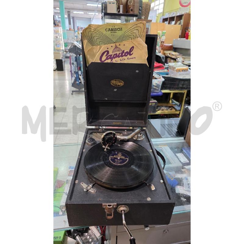 GRAMMOFONO PORTATILE TRIUMPH+PUNTINE+2 78 GIRI | Mercatino dell'Usato Pomezia 1