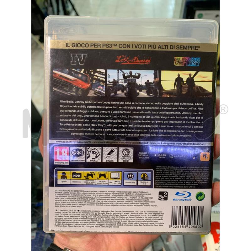 GTA IV PS3 EDIZIONE COMPLETA | Mercatino dell'Usato Pomezia 2