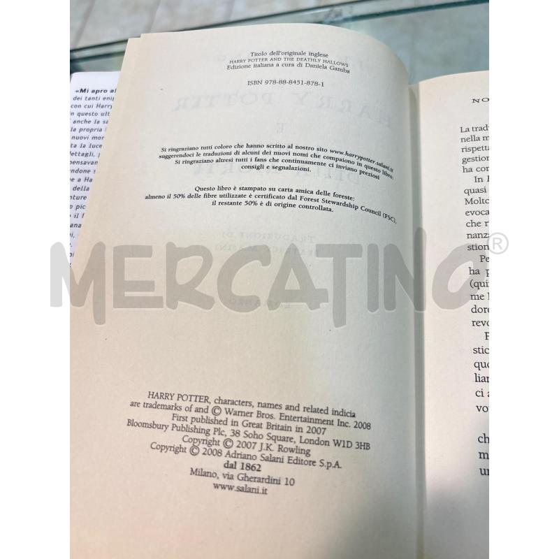 HARRY POTTER - DONI DELLA MORTE  | Mercatino dell'Usato Pomezia 4