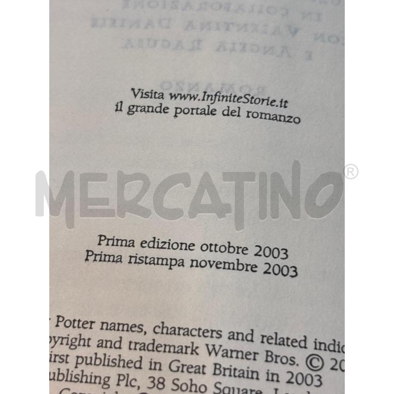 HARRY POTTER - L'ORDINE DELLA FENICE  | Mercatino dell'Usato Pomezia 4