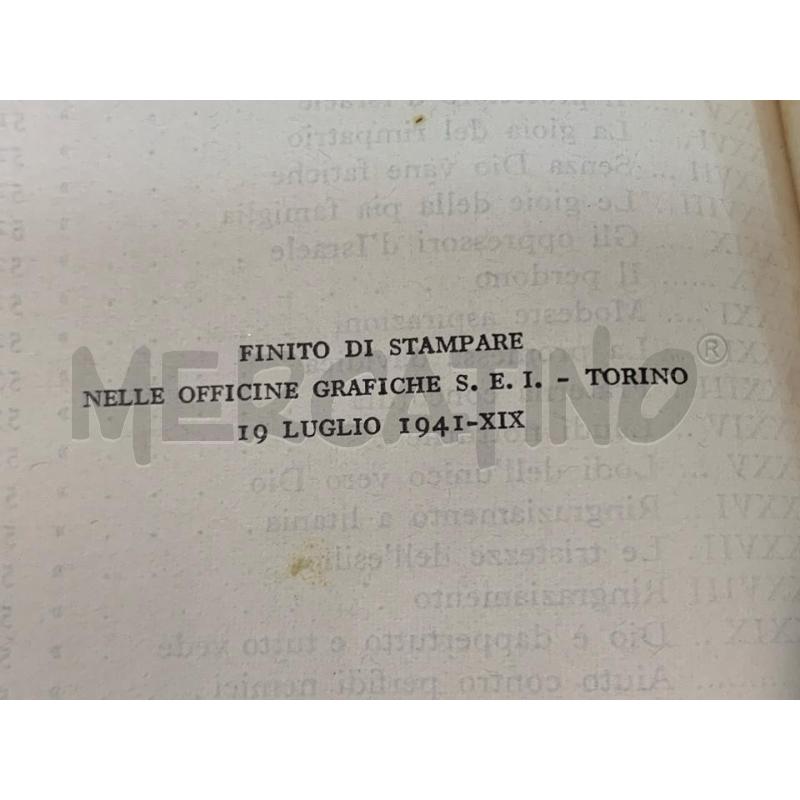 I SALMI 1941 VACCARI SOCIETÀ EDITRICE INTERNAZIONALE | Mercatino dell'Usato Pomezia 4