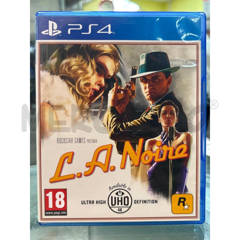 L.A. NOIRE PLAYSTATION 4 PS4 | Mercatino dell'Usato Pomezia 1