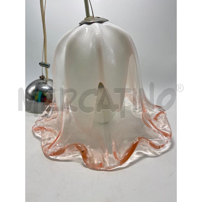 LAMPADARIO MURANO BICOLORE LA MURRINA | Mercatino dell'Usato Pomezia 1