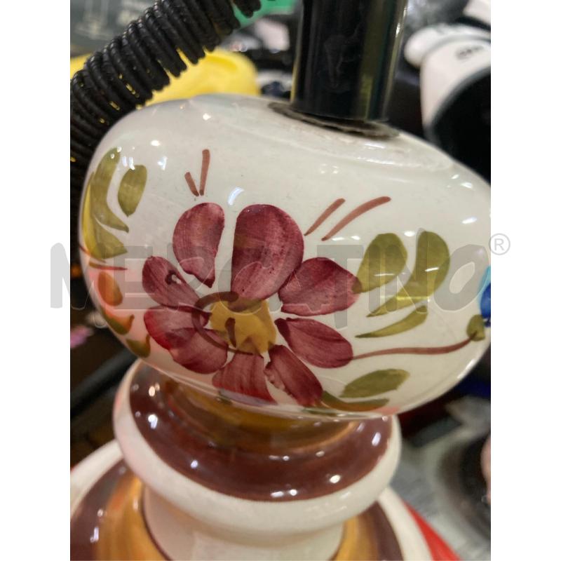 LAMPADARIO VNTG VETRO CERAMICA | Mercatino dell'Usato Pomezia 2
