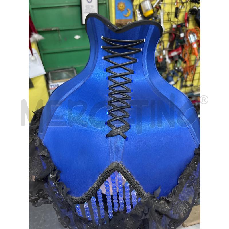 LAMPADA BURLESQUE BLU DA TAVOLO | Mercatino dell'Usato Pomezia 2