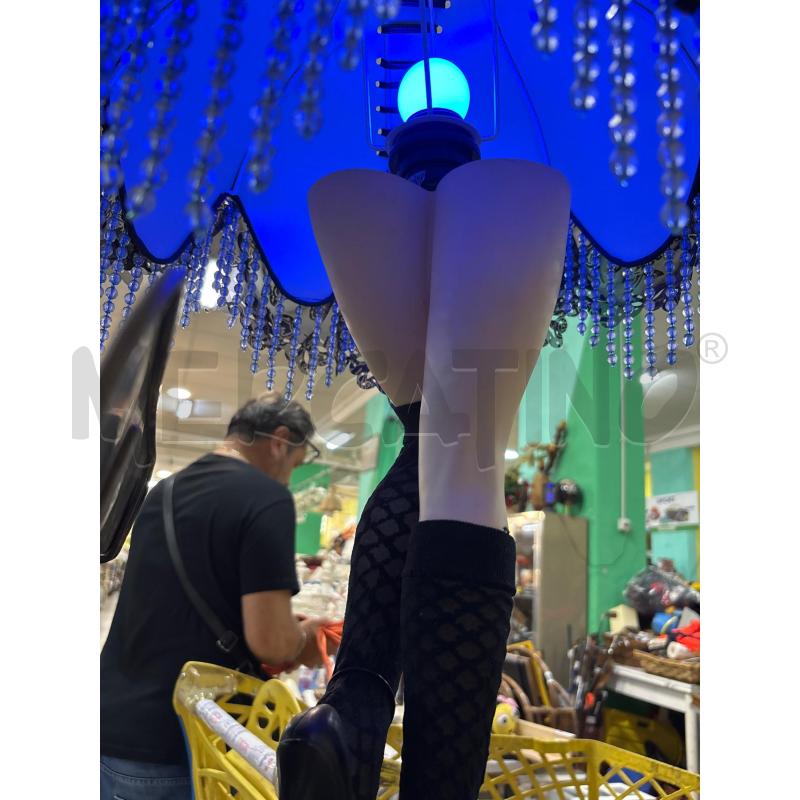 LAMPADA BURLESQUE BLU DA TAVOLO | Mercatino dell'Usato Pomezia 4