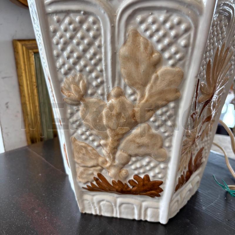 LAMPADA GRANDE CERAMICA CAP/BEIGE | Mercatino dell'Usato Pomezia 2