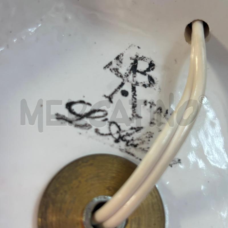 LAMPADA GRANDE CERAMICA CAP/BEIGE | Mercatino dell'Usato Pomezia 4