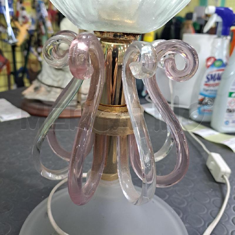 LAMPADA VETRO MURANO RICCIOLI  | Mercatino dell'Usato Pomezia 3
