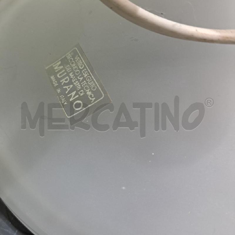 LAMPADA VETRO MURANO RICCIOLI  | Mercatino dell'Usato Pomezia 4