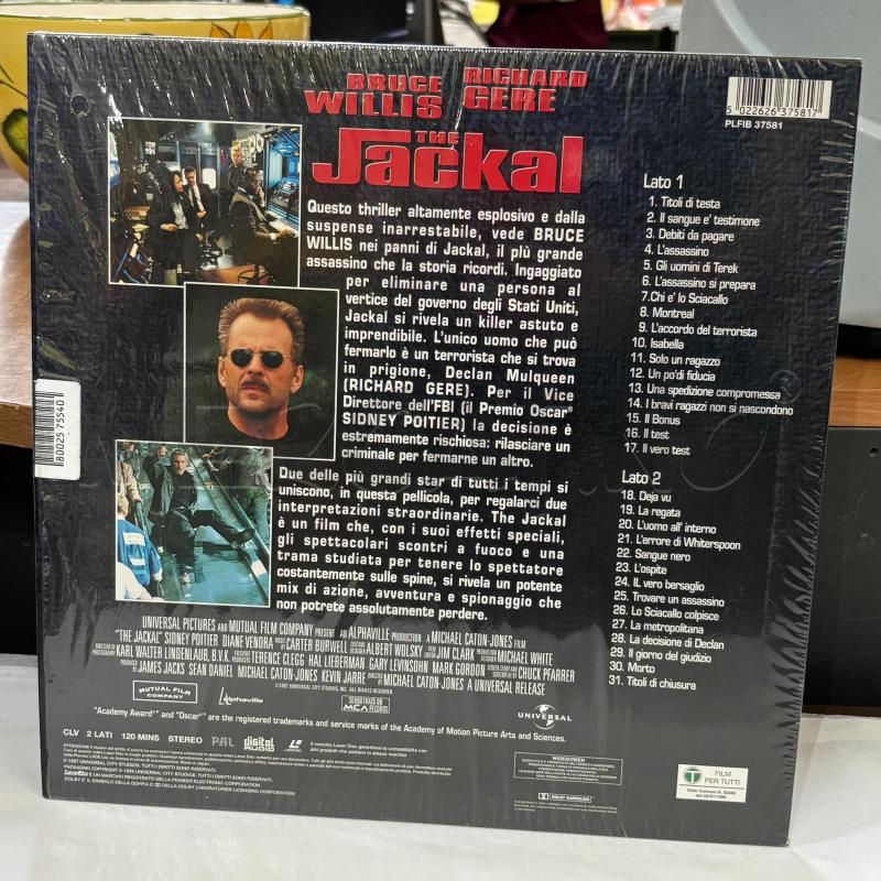 LASER DISC THE JACKAL 5022626375817 | Mercatino dell'Usato Pomezia 2
