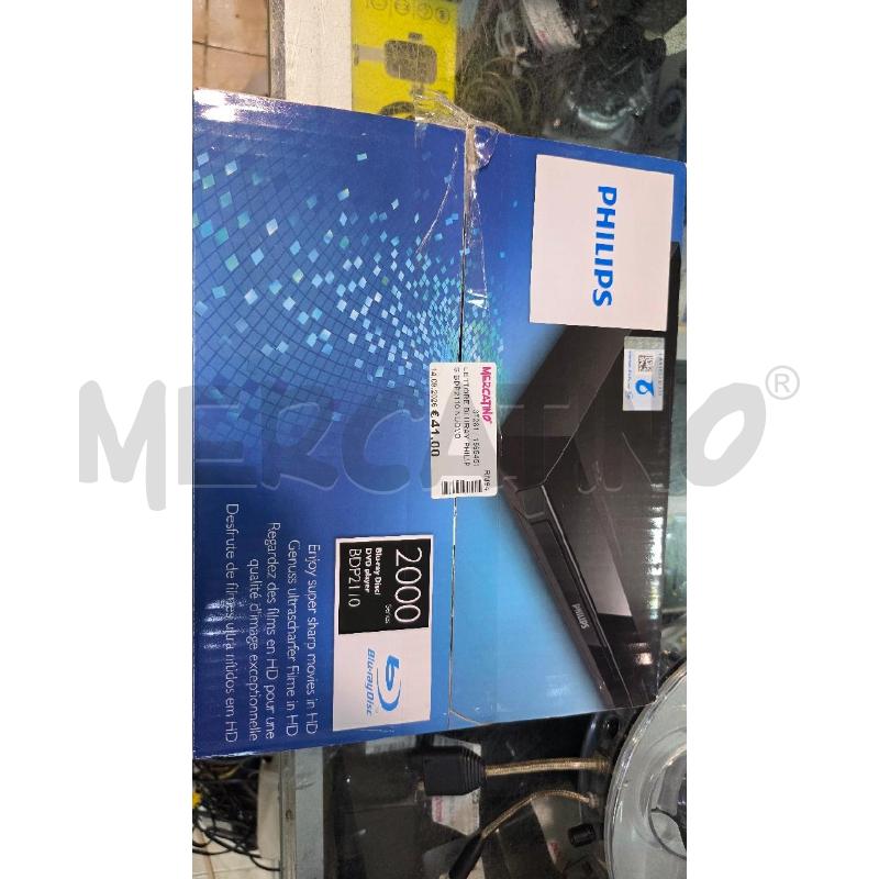 LETTORE BLURAY PHILIPS BDP2110 NUOVO | Mercatino dell'Usato Pomezia 1