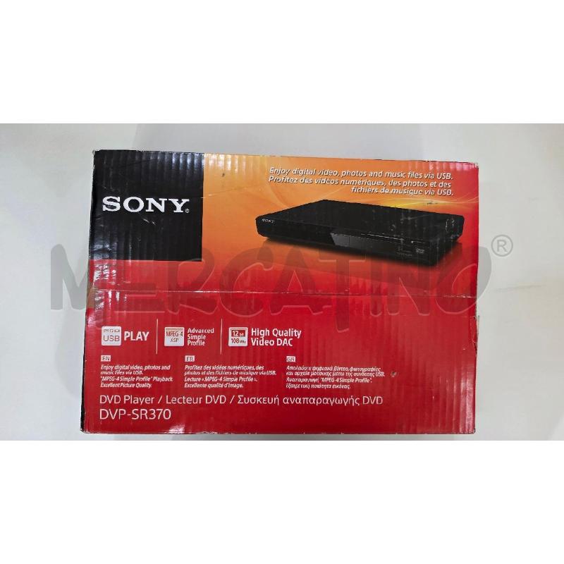 LETTORE DVD SONY | Mercatino dell'Usato Pomezia 1