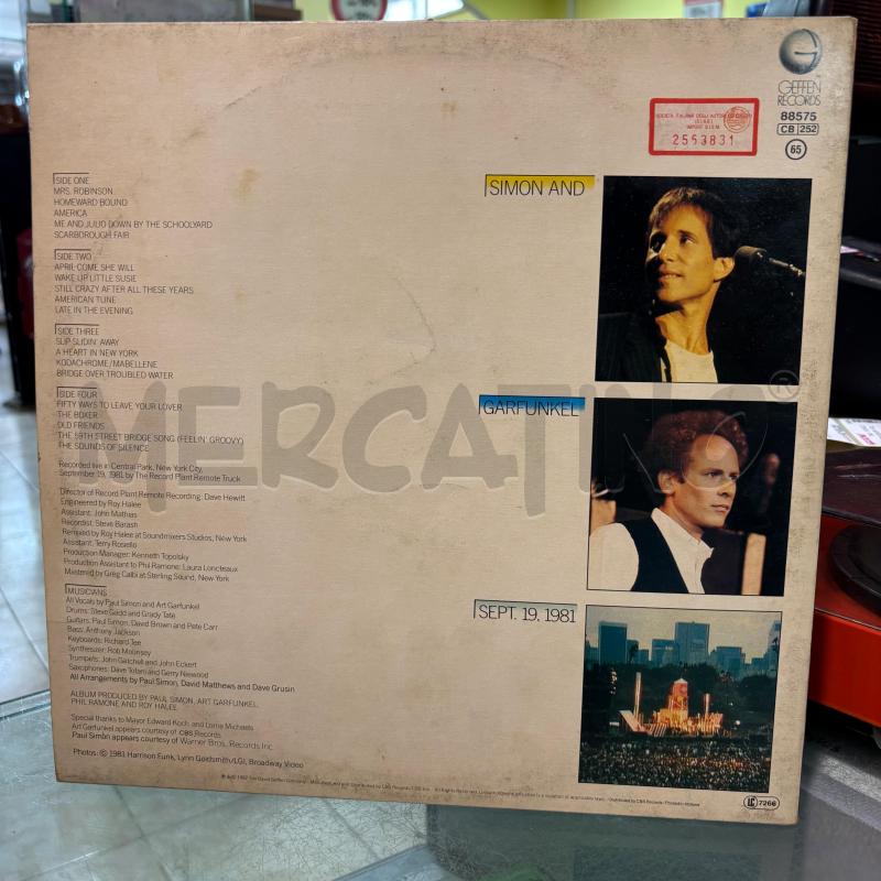 LP DOPPIO SIMON&GARFUNKEL THE CONCERT IN CENTRAL PARK | Mercatino dell'Usato Pomezia 2