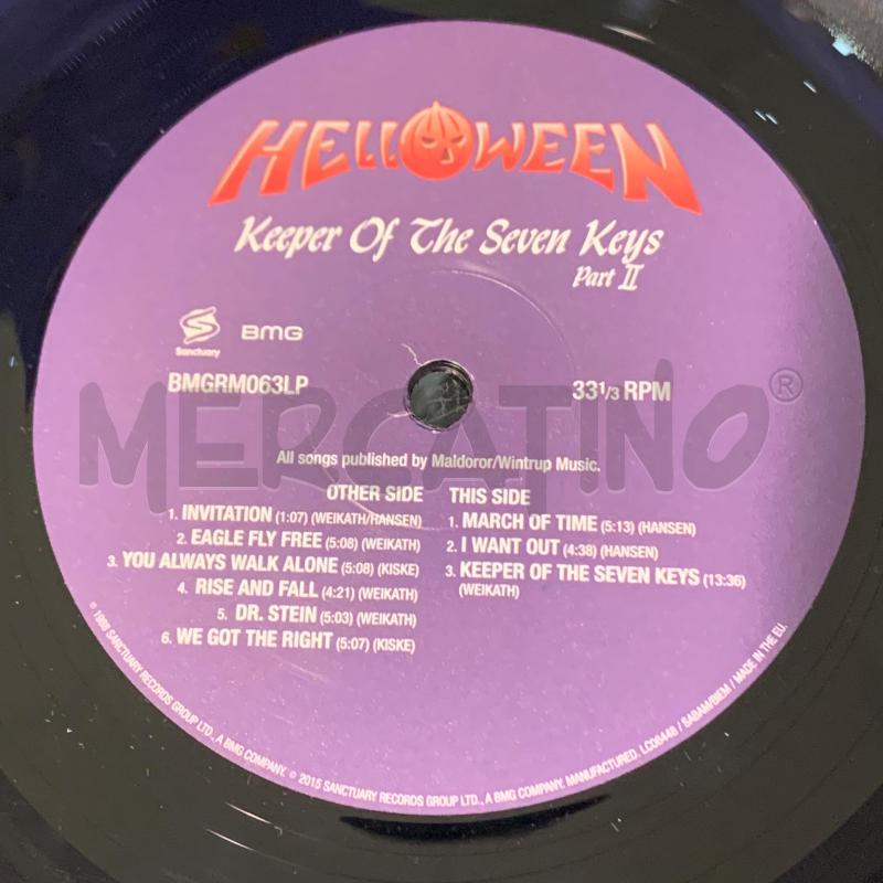 LP HELLOWEEN KEEPER OF THE SEVEN KEYS PART II | Mercatino dell'Usato Pomezia 4