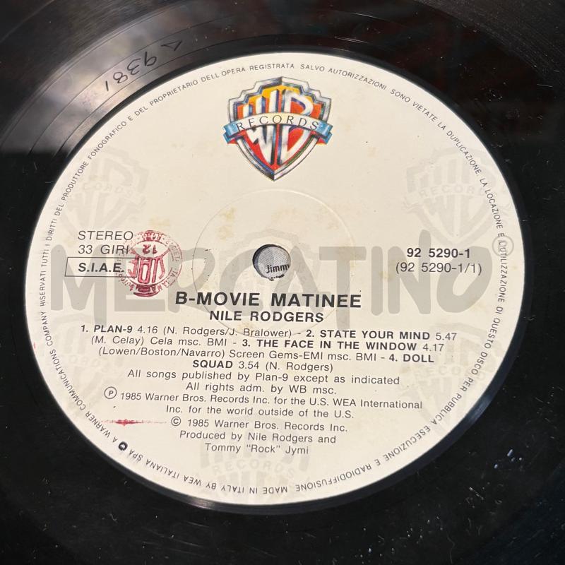 LP MILE ROGERS B-MOVIE MATINEE | Mercatino dell'Usato Pomezia 3