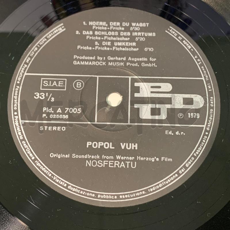 LP SOUNDTRACK NOSFERATU THE VAMPYRE POPOL VUH | Mercatino dell'Usato Pomezia 4
