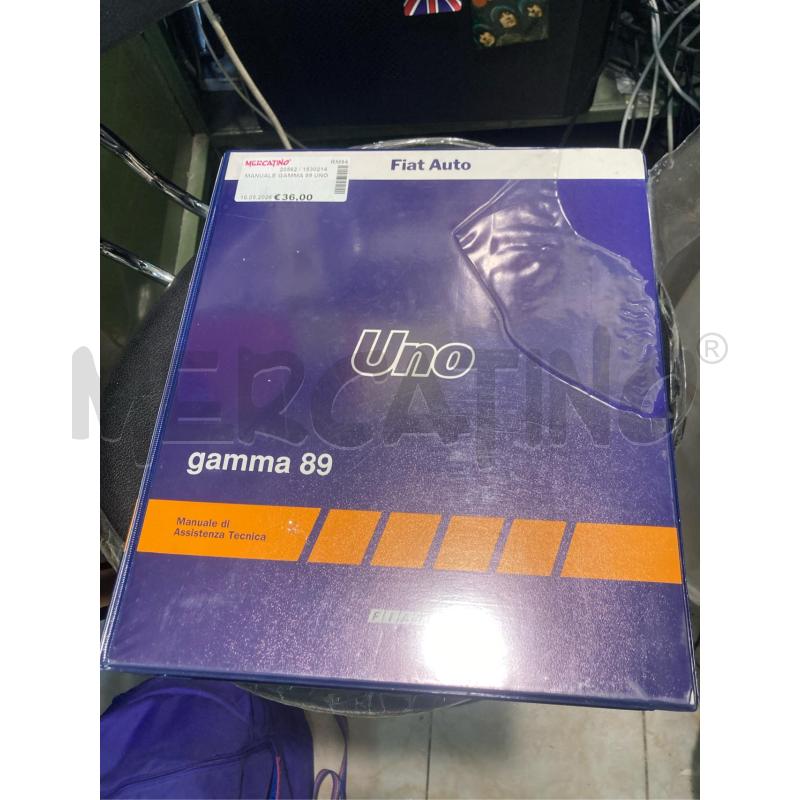 MANUALE GAMMA 89 UNO | Mercatino dell'Usato Pomezia 1