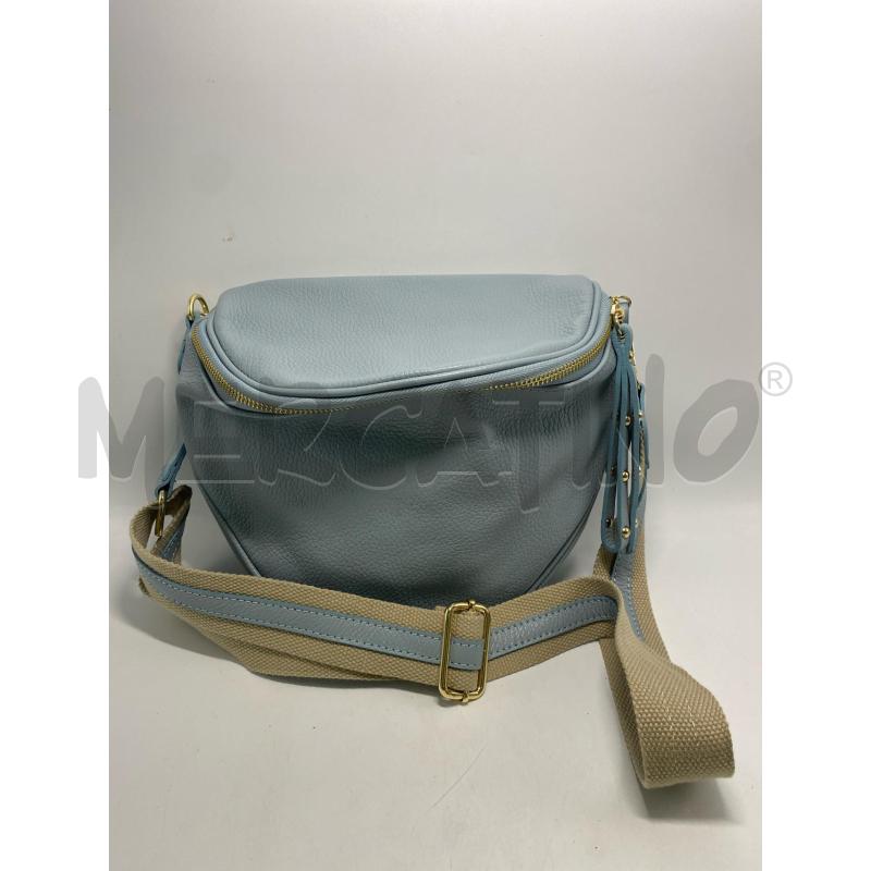 MARSUPIO/TRACOLLA DONNA PELLE CARTA DA ZUCCHERO | Mercatino dell'Usato Pomezia 1