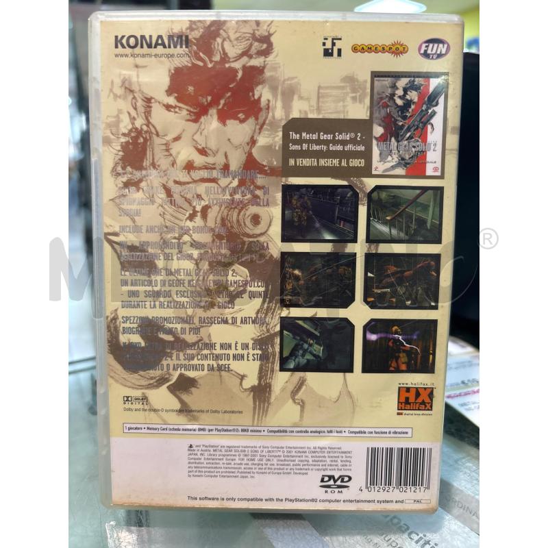 METAL GEAR SOLID 2 SONS OF LIBERTY GIOCO PER PLAYSTATION 2 ITALIANO | Mercatino dell'Usato Pomezia 2